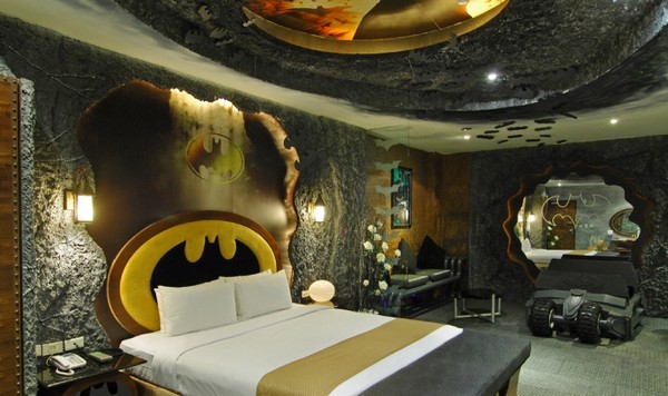 Спалня вдъхновена от Батман